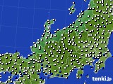 北陸地方のアメダス実況(風向・風速)(2024年02月06日)