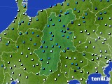 長野県のアメダス実況(気温)(2024年02月07日)