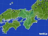 近畿地方のアメダス実況(積雪深)(2024年02月08日)