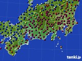 東海地方のアメダス実況(日照時間)(2024年02月08日)
