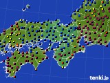 近畿地方のアメダス実況(日照時間)(2024年02月08日)