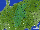 長野県のアメダス実況(気温)(2024年02月08日)