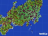 2024年02月09日の関東・甲信地方のアメダス(日照時間)