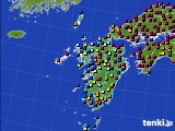九州地方のアメダス実況(日照時間)(2024年02月09日)