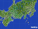 東海地方のアメダス実況(気温)(2024年02月09日)