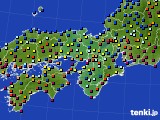 近畿地方のアメダス実況(日照時間)(2024年02月10日)