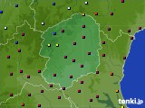 栃木県のアメダス実況(日照時間)(2024年02月10日)