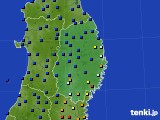 2024年02月10日の岩手県のアメダス(日照時間)