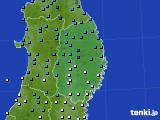 岩手県のアメダス実況(気温)(2024年02月10日)
