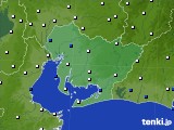 2024年02月10日の愛知県のアメダス(風向・風速)
