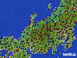2024年02月11日の北陸地方のアメダス(日照時間)