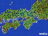 近畿地方のアメダス実況(日照時間)(2024年02月11日)