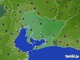 愛知県のアメダス実況(日照時間)(2024年02月11日)