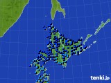 北海道地方のアメダス実況(気温)(2024年02月11日)