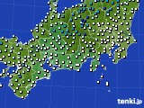 東海地方のアメダス実況(気温)(2024年02月12日)