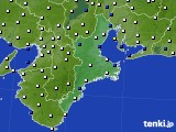 三重県のアメダス実況(風向・風速)(2024年02月12日)