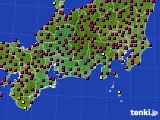 東海地方のアメダス実況(日照時間)(2024年02月13日)