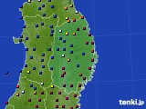 岩手県のアメダス実況(日照時間)(2024年02月13日)