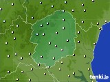 栃木県のアメダス実況(気温)(2024年02月13日)