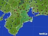 三重県のアメダス実況(日照時間)(2024年02月14日)