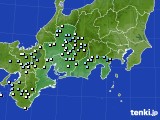 東海地方のアメダス実況(降水量)(2024年02月15日)
