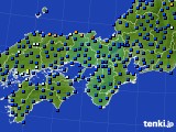 近畿地方のアメダス実況(日照時間)(2024年02月15日)