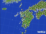 2024年02月15日の九州地方のアメダス(気温)