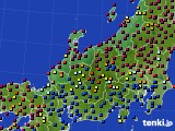 2024年02月17日の北陸地方のアメダス(日照時間)