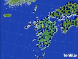 2024年02月19日の九州地方のアメダス(日照時間)
