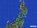 東北地方のアメダス実況(日照時間)(2024年02月20日)