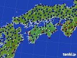 四国地方のアメダス実況(日照時間)(2024年02月20日)