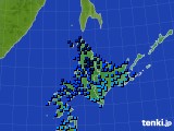 北海道地方のアメダス実況(気温)(2024年02月20日)