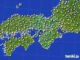 近畿地方のアメダス実況(気温)(2024年02月20日)