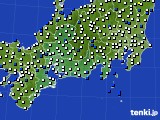 東海地方のアメダス実況(風向・風速)(2024年02月20日)