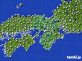 近畿地方のアメダス実況(風向・風速)(2024年02月20日)