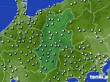 長野県のアメダス実況(降水量)(2024年02月21日)
