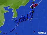 アメダス実況(日照時間)(2024年02月23日)
