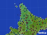 2024年02月23日の道北のアメダス(日照時間)