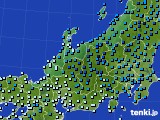 北陸地方のアメダス実況(気温)(2024年02月23日)