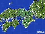 2024年02月23日の近畿地方のアメダス(風向・風速)