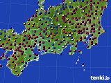 東海地方のアメダス実況(日照時間)(2024年02月24日)