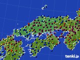 中国地方のアメダス実況(日照時間)(2024年02月24日)