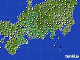 東海地方のアメダス実況(風向・風速)(2024年02月24日)