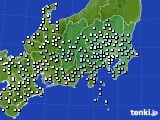 2024年02月25日の関東・甲信地方のアメダス(降水量)