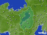 2024年02月25日の滋賀県のアメダス(降水量)