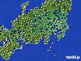 関東・甲信地方のアメダス実況(風向・風速)(2024年02月26日)