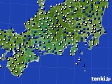 2024年02月26日の東海地方のアメダス(風向・風速)