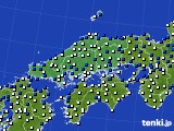 中国地方のアメダス実況(風向・風速)(2024年02月26日)