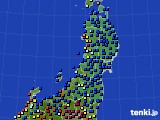 東北地方のアメダス実況(日照時間)(2024年02月27日)