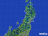 2024年02月27日の東北地方のアメダス(気温)